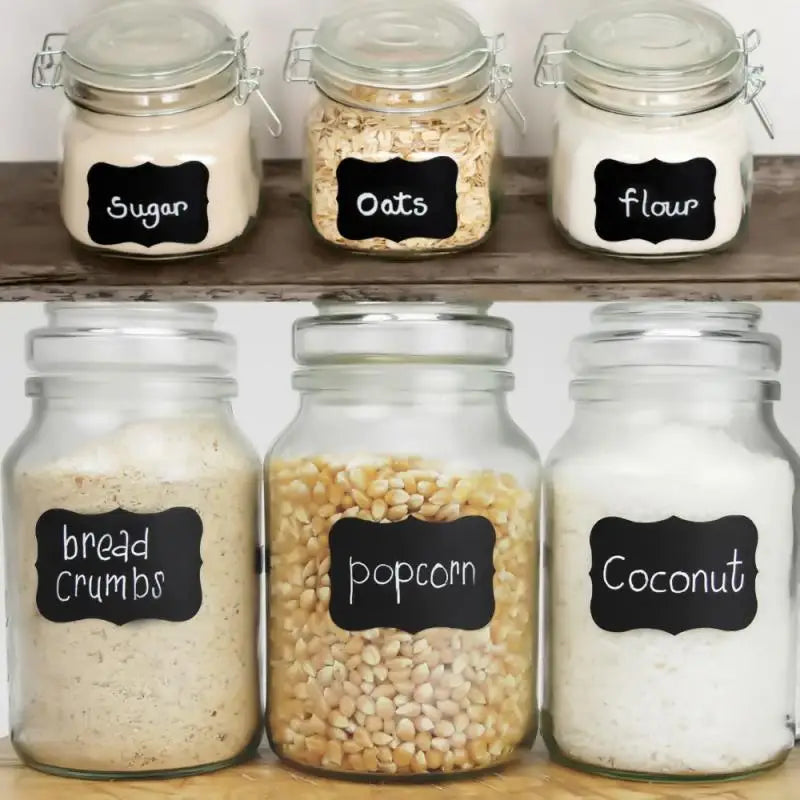 Blackboard Sticker Labels – Perfect for Kitchen Organization & Home Décor