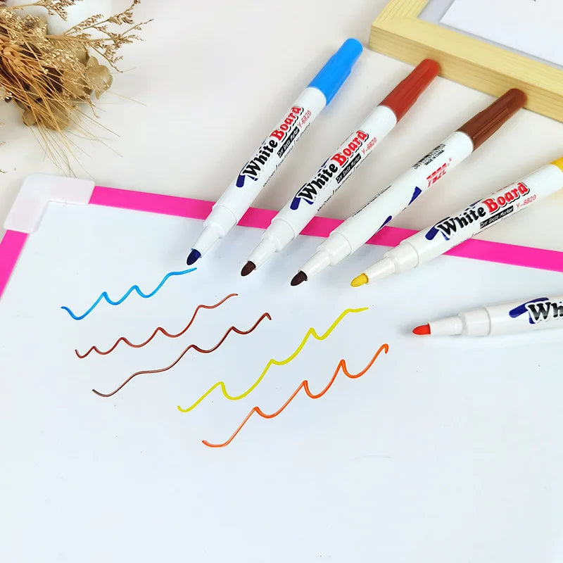 Water Floating Pen Set – Magical Ink Pens for Kids with Floating Chalk Art!