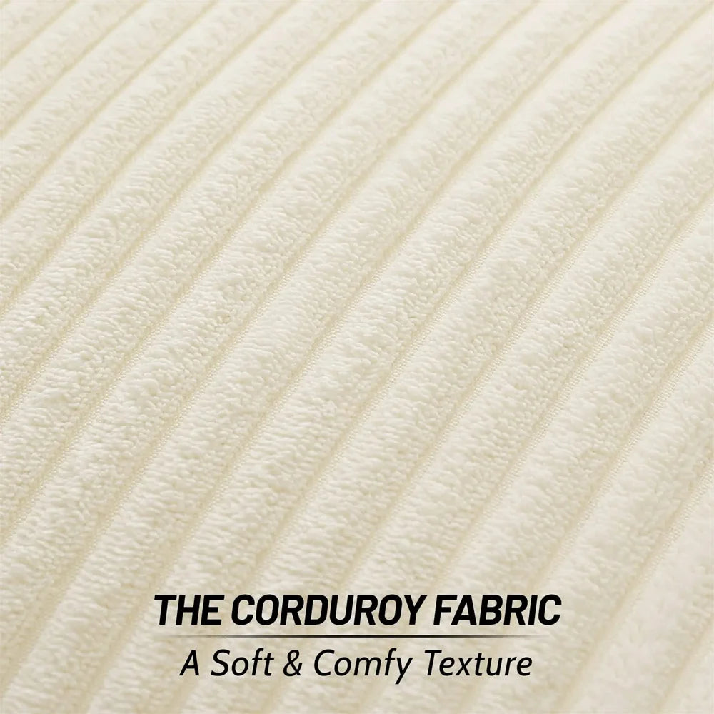 Olanly Corduroy Cushion Cover – Soft & Luxurious Home Décor