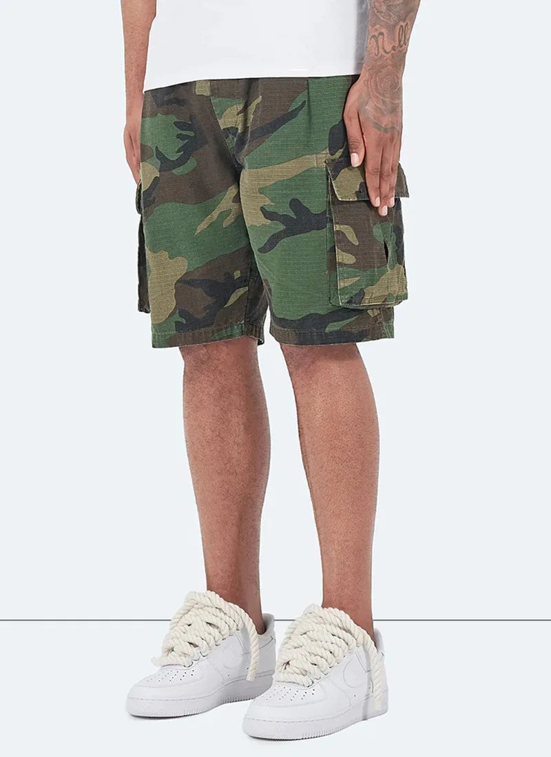 Men's Multi-Pocket Cargo Shorts – Casual & Sportswear for Summer