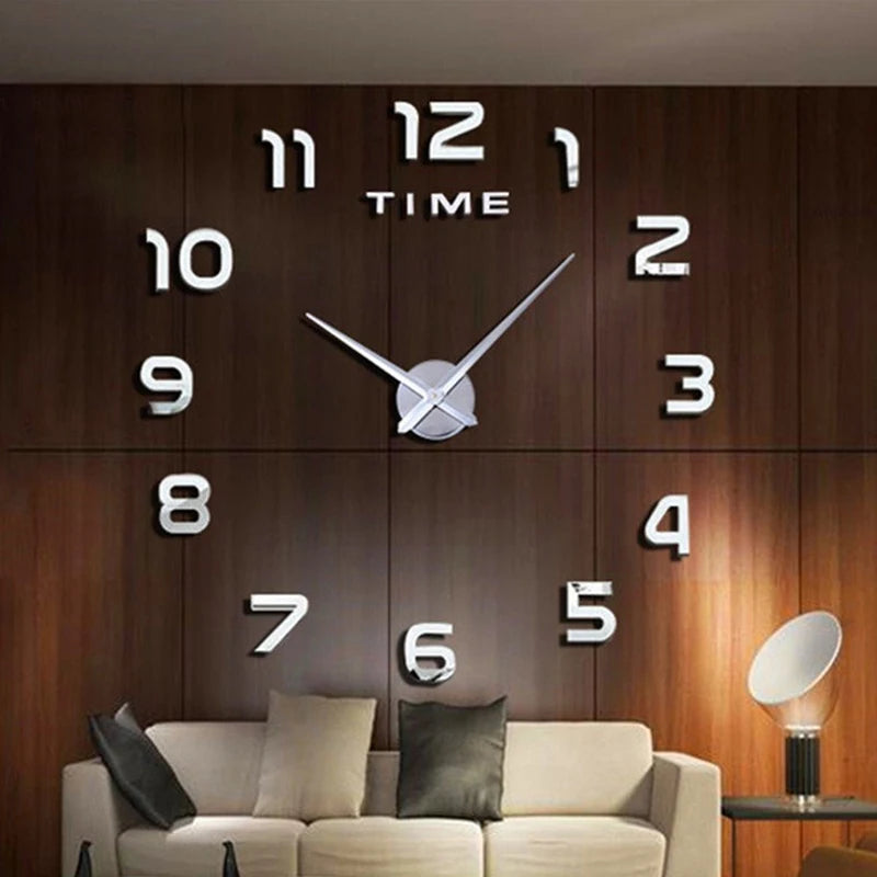 Modern 3D DIY Wall Clock – Stylish & Elegant Home Décor