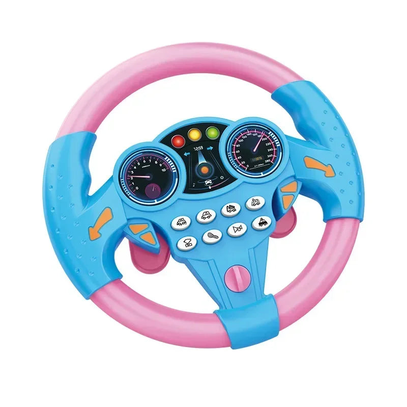 Children’s Glowing Simulation Toy Steering Wheel - Educational Toy for Kids