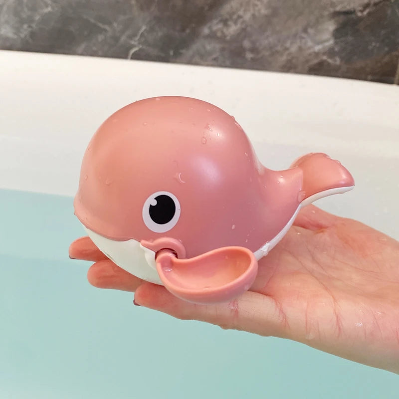 New Summer Bathroom - Baby Bath Shower Toy with Swimming Clock and Cute Floating Duck for Kids