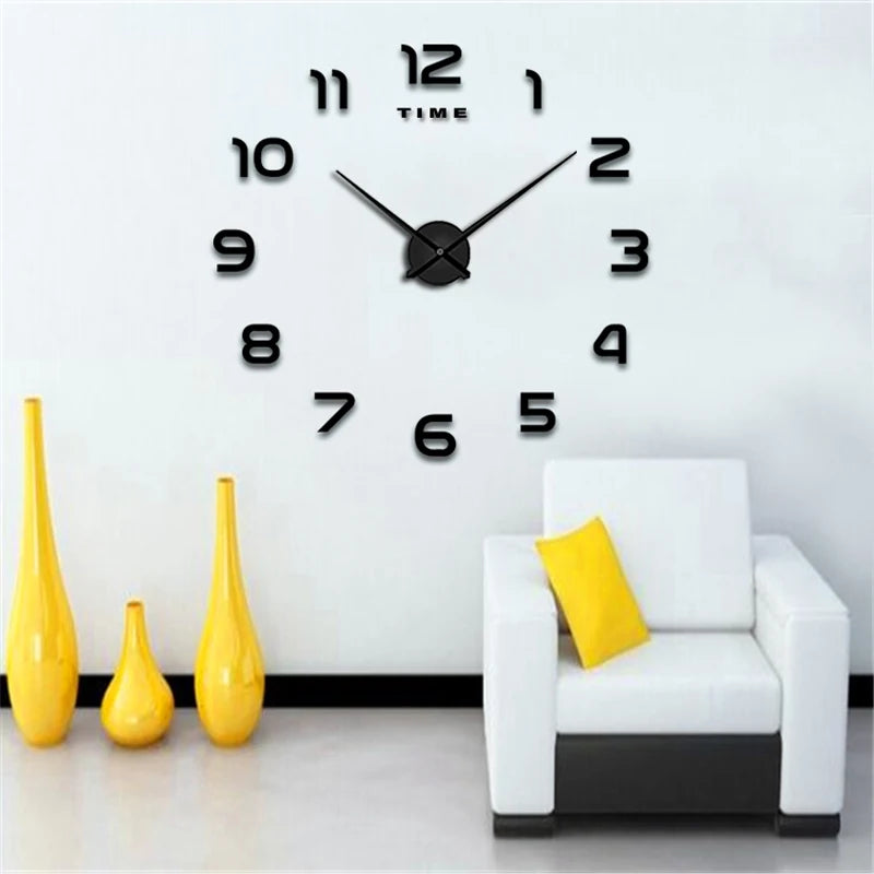 Modern 3D DIY Wall Clock – Stylish & Elegant Home Décor