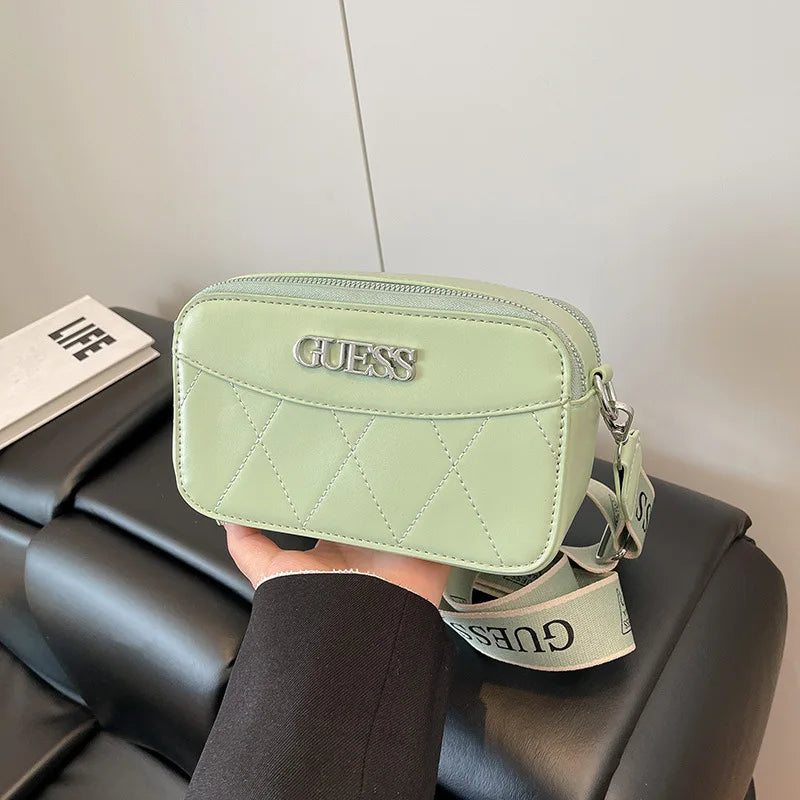 2025 Trendy Rhinestone Shoulder Bag – Small Square Crossbody with Diamond Chain