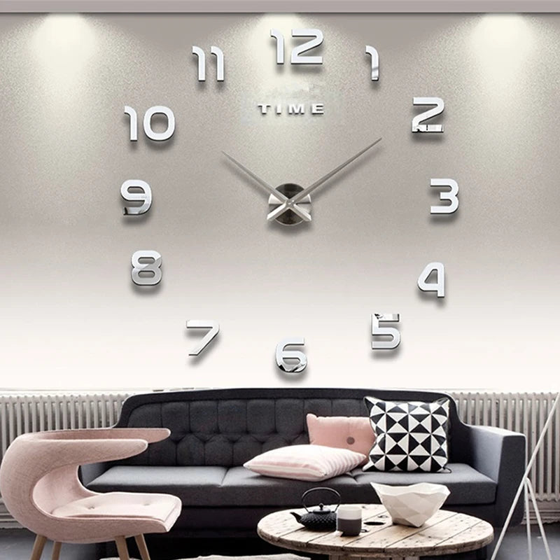 Modern 3D DIY Wall Clock – Stylish & Elegant Home Décor