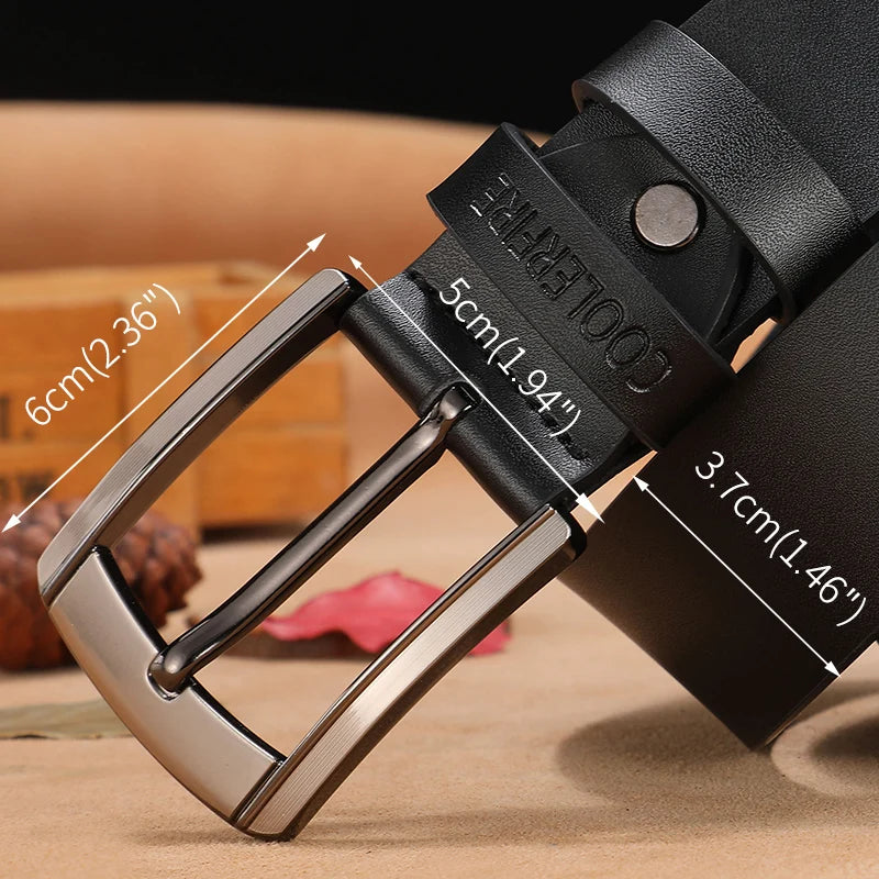Men’s High-Quality Genuine Leather Belt – Luxury & Durability Combined