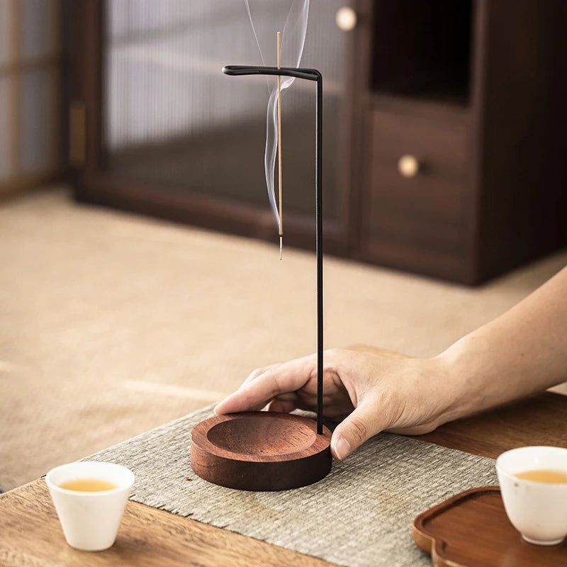 Creative Wooden Incense Holder – Elegant Aromatherapy & Home Décor