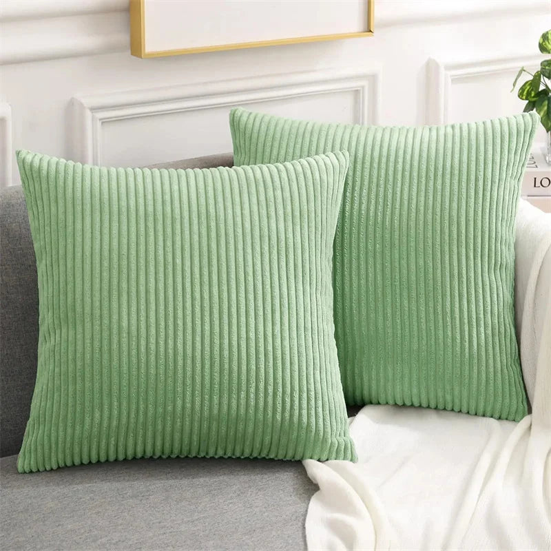 Olanly Corduroy Cushion Cover – Soft & Luxurious Home Décor