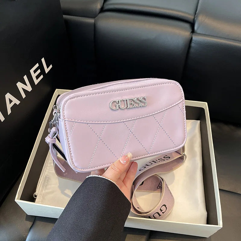 2025 Trendy Rhinestone Shoulder Bag – Small Square Crossbody with Diamond Chain