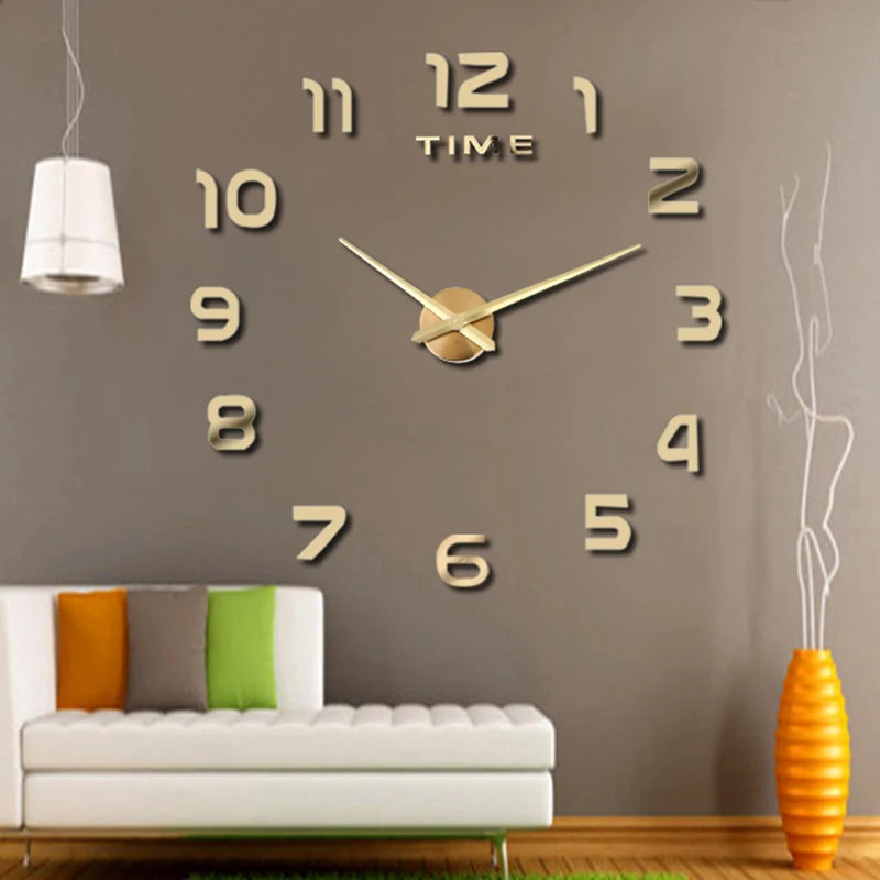 Modern 3D DIY Wall Clock – Stylish & Elegant Home Décor