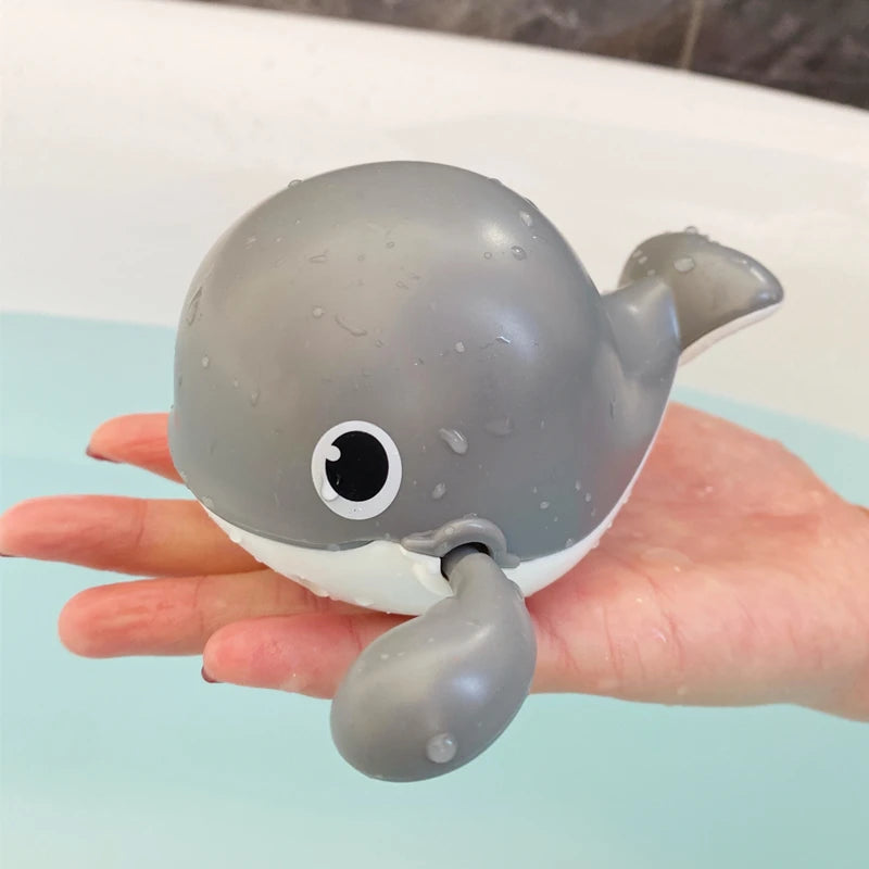 New Summer Bathroom - Baby Bath Shower Toy with Swimming Clock and Cute Floating Duck for Kids