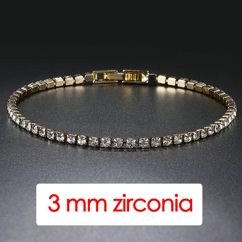 Hip-Hop Iced Out Tennis Bracelet – Stylish Streetwear Jewelry