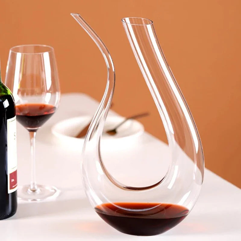 1500ML Handmade Crystal Wine Decanter – Elegant Aerator for Perfect Flavor