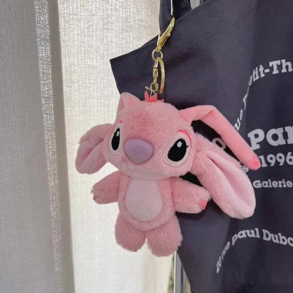 Disney Stitch Plush Keychain – Cute &amp; Soft Lilo &amp; Stitch Backpack Pendant!