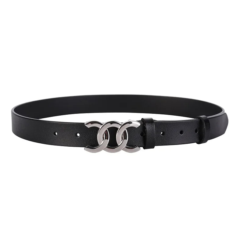 Women’s Retro Western Leather Belt – Genuine Cowhide Decorative Girdle for Jeans & Dresses