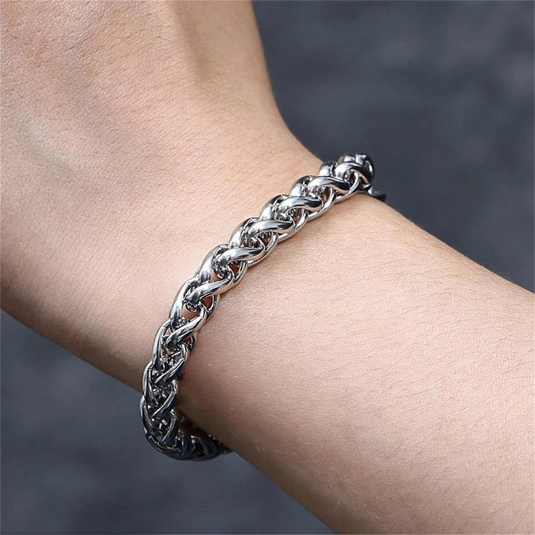 Fashion Titanium Steel Keel Bracelet – Bold Punk Style for Men & Women
