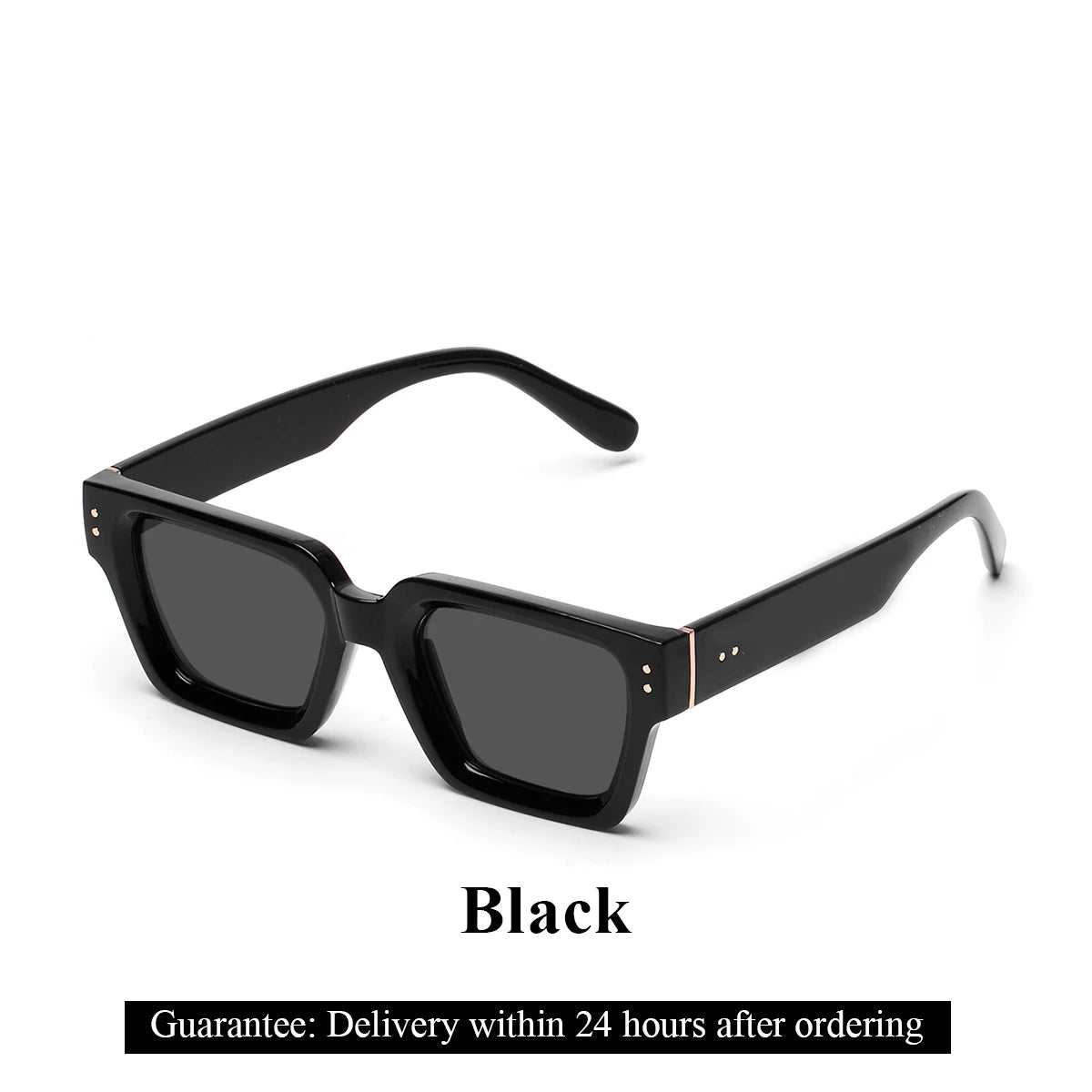 Ruiao Retro Black Millionaire Shades – Luxury 2024 Designer Sunglasses