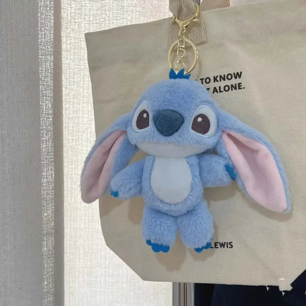 Disney Stitch Plush Keychain – Cute &amp; Soft Lilo &amp; Stitch Backpack Pendant!