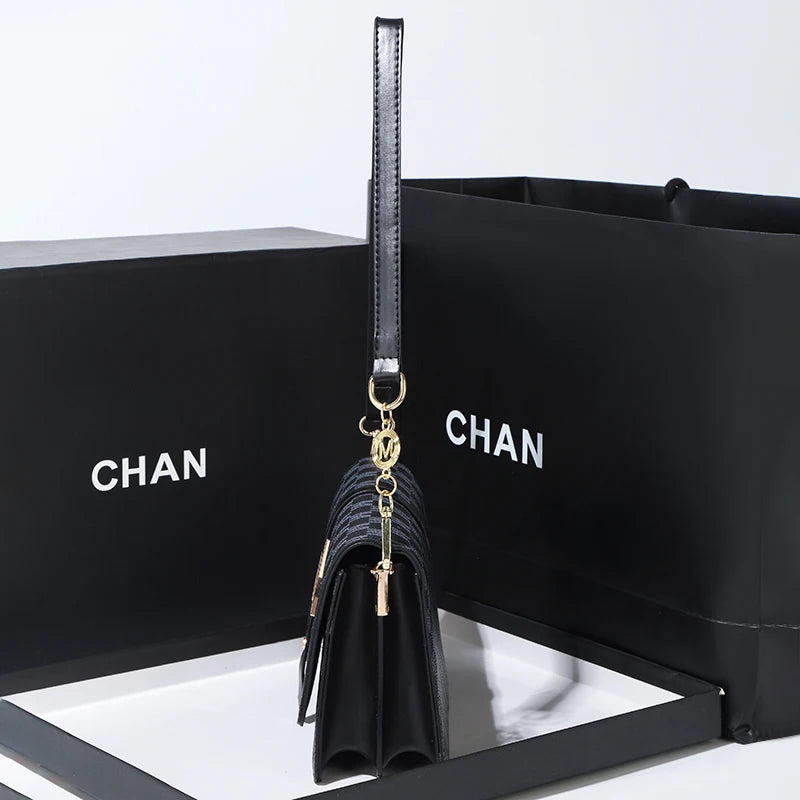 Luxury PU Shoulder Bag Set – Women's Elegant Small Square Crossbody Purse