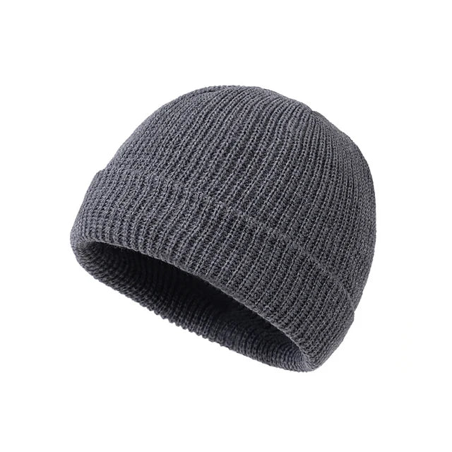 Knitted Wool Beanie – Stylish & Warm Winter Hat for Men & Women