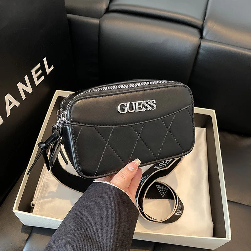 2025 Trendy Rhinestone Shoulder Bag – Small Square Crossbody with Diamond Chain