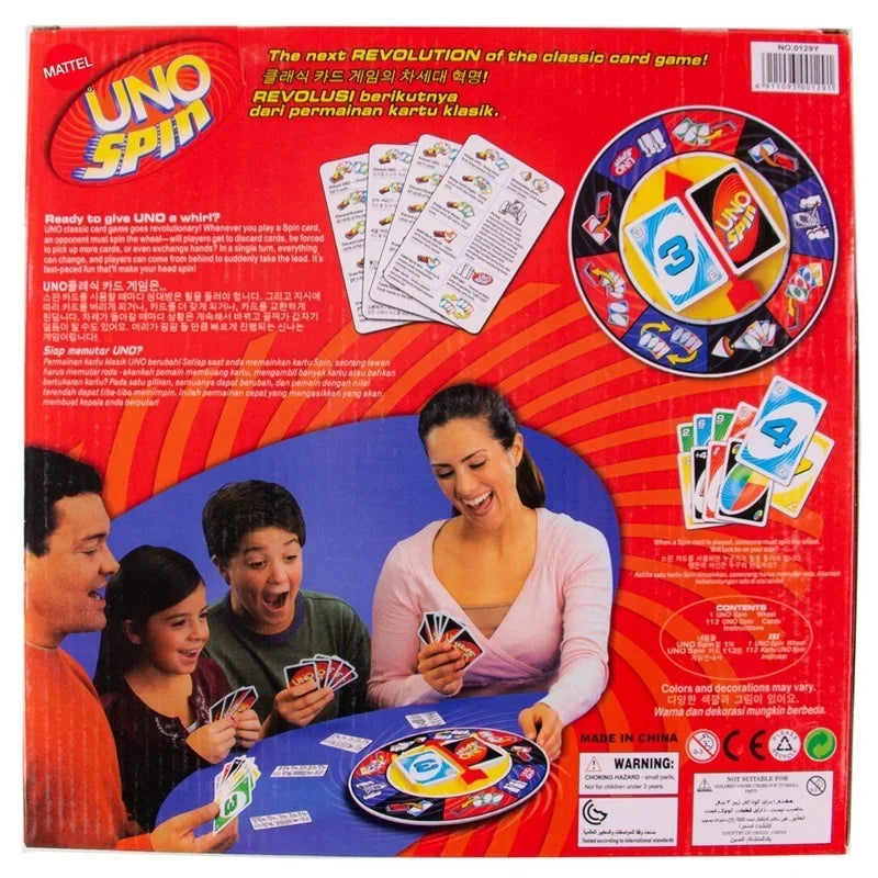 UNO Spin Card Game – Fun &amp; Exciting Family Entertainment!