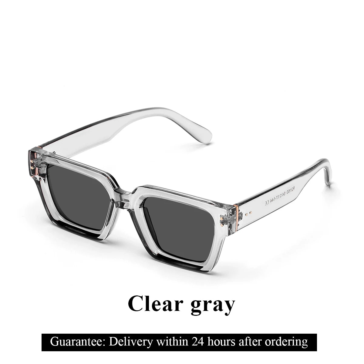 Ruiao Retro Black Millionaire Shades – Luxury 2024 Designer Sunglasses