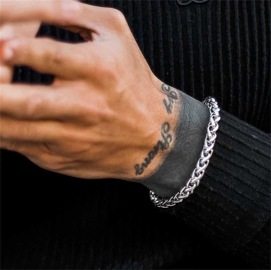 Fashion Titanium Steel Keel Bracelet – Bold Punk Style for Men & Women