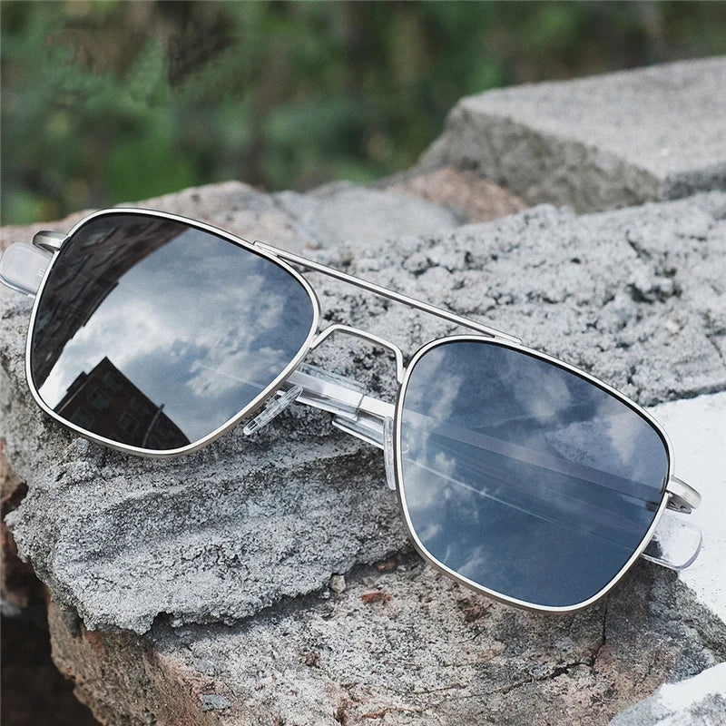 Classic Polarized Pilot Sunglasses – 2024 Vintage Driving Eyewear