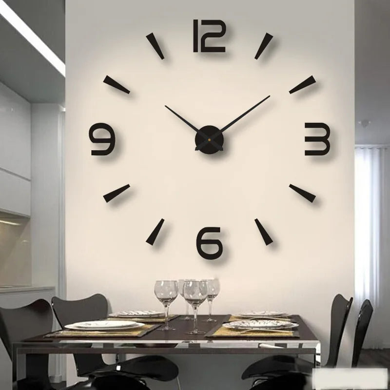 Modern 3D DIY Wall Clock – Stylish & Elegant Home Décor