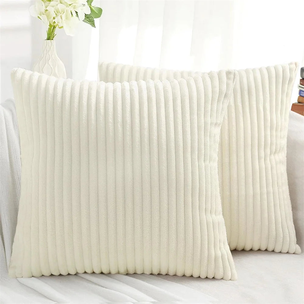 Olanly Corduroy Cushion Cover – Soft & Luxurious Home Décor