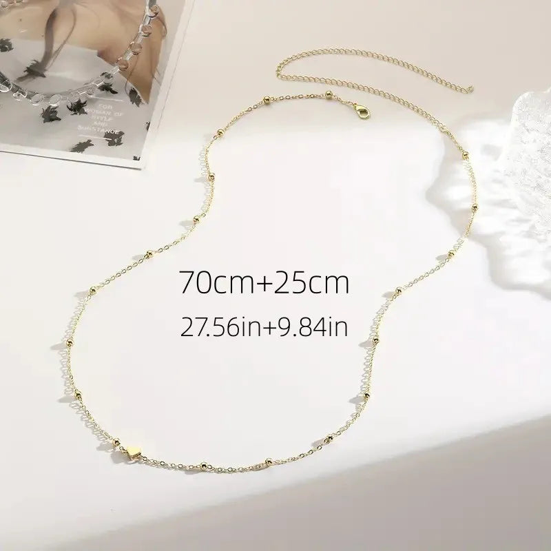 HipHop Double Layer Gold Belly Chains – Y2K Beach Bikini Waist Body Chain for Women