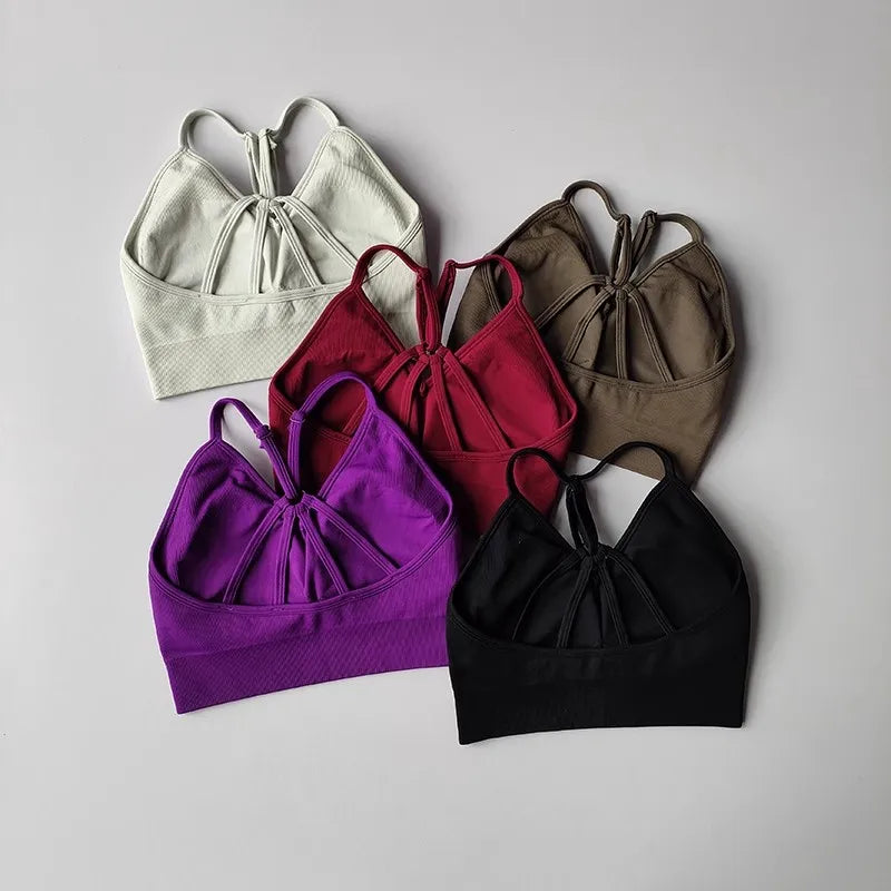 Women's V-Neck Fitness Yoga Set – High-Waisted Leggings & Sports Bra