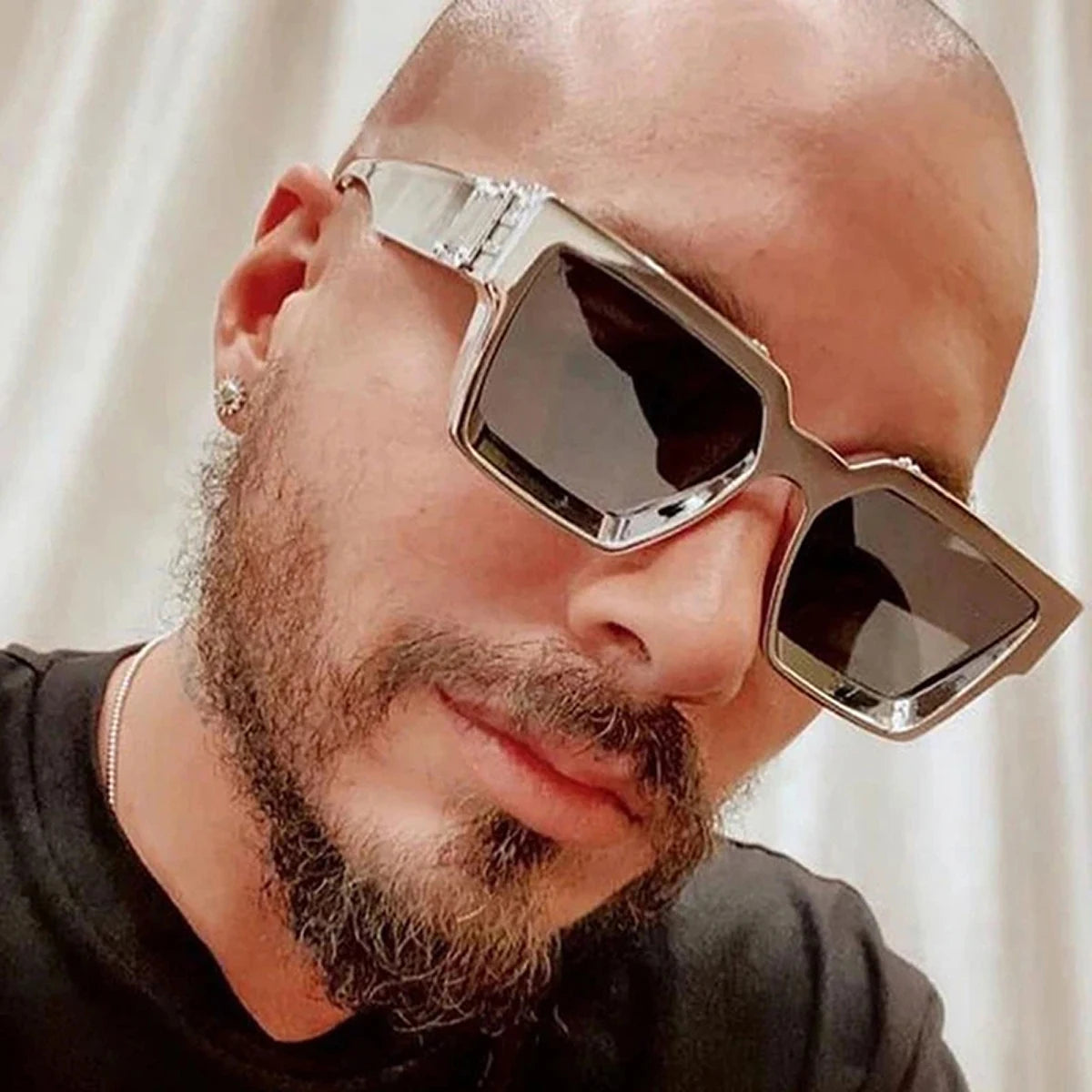 Ruiao Retro Black Millionaire Shades – Luxury 2024 Designer Sunglasses