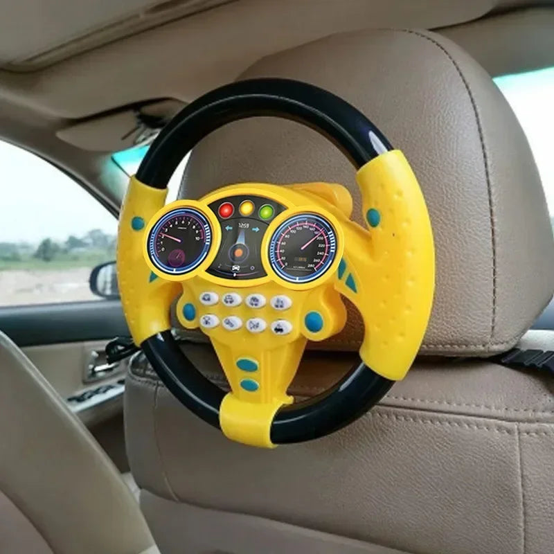 Children’s Glowing Simulation Toy Steering Wheel - Educational Toy for Kids