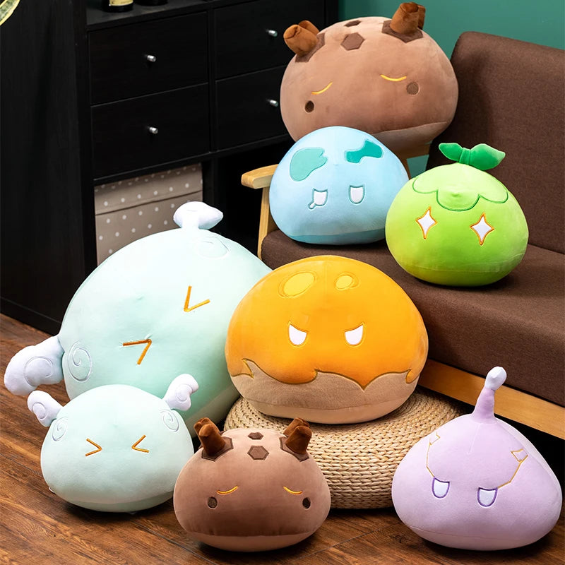 Genshin Impact Slime Plush Pillow – Cute &amp; Soft Anime Gift!