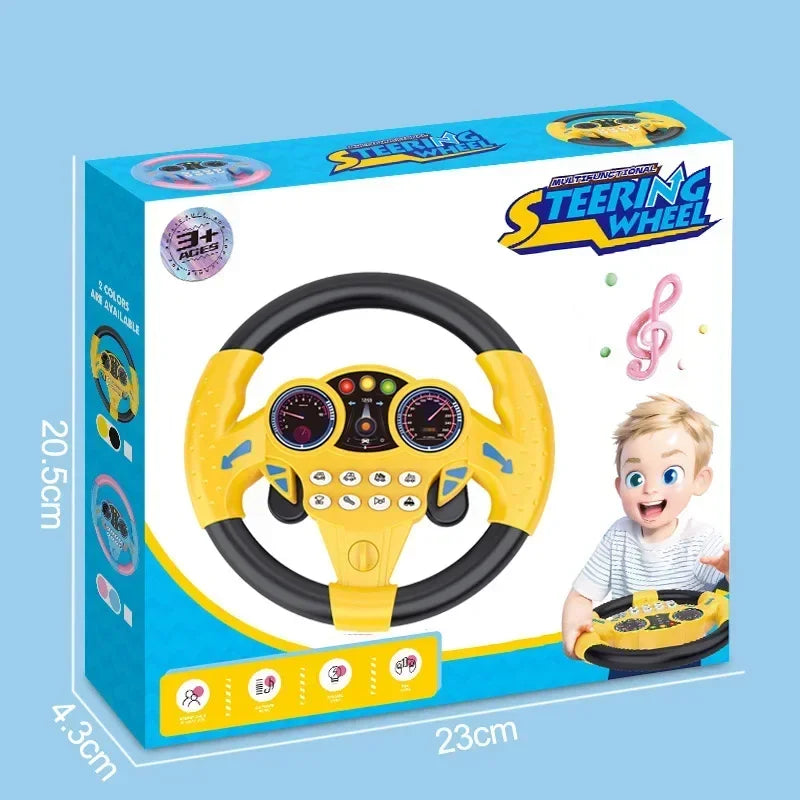 Children’s Glowing Simulation Toy Steering Wheel - Educational Toy for Kids