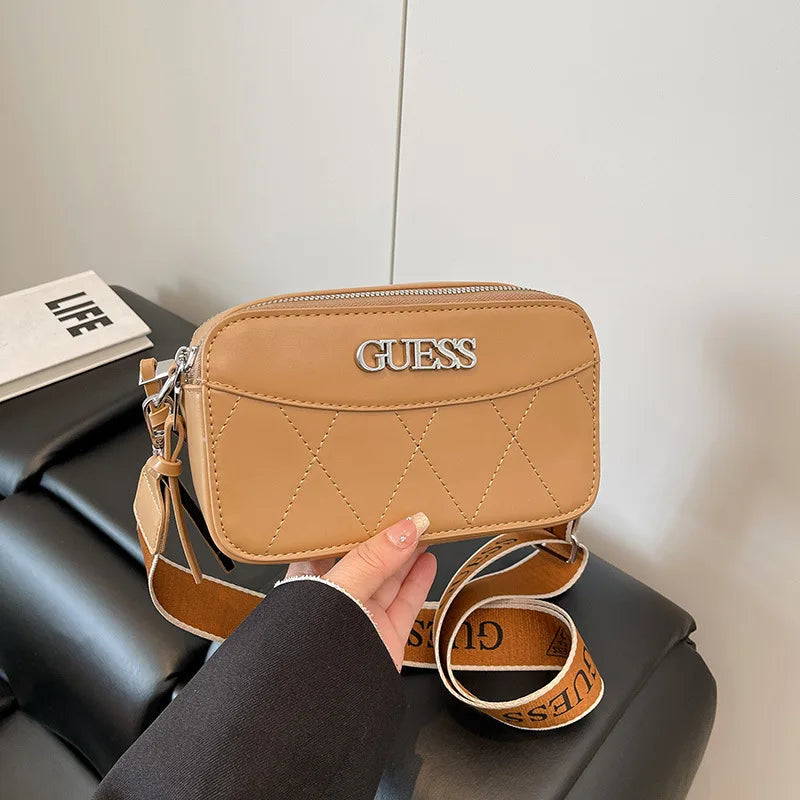 2025 Trendy Rhinestone Shoulder Bag – Small Square Crossbody with Diamond Chain
