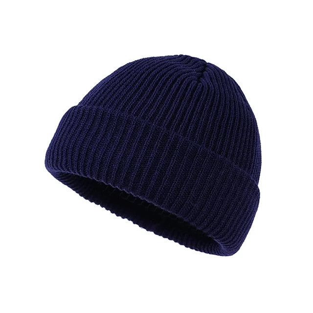 Knitted Wool Beanie – Stylish & Warm Winter Hat for Men & Women