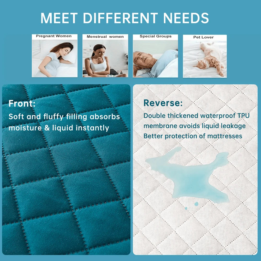 3D Air Fabric Waterproof Mattress Protector – Soft, Breathable & Durable