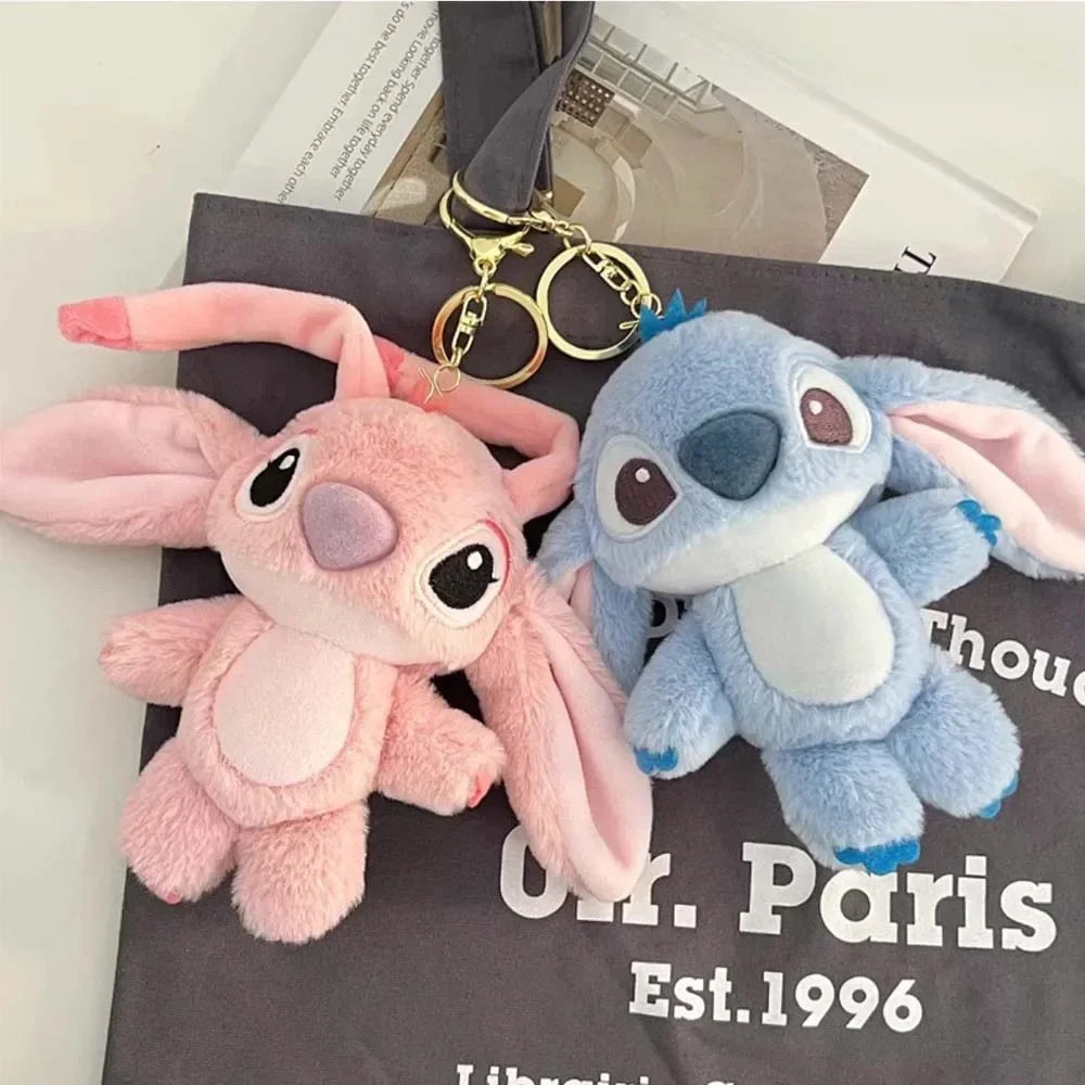 Disney Stitch Plush Keychain – Cute &amp; Soft Lilo &amp; Stitch Backpack Pendant!