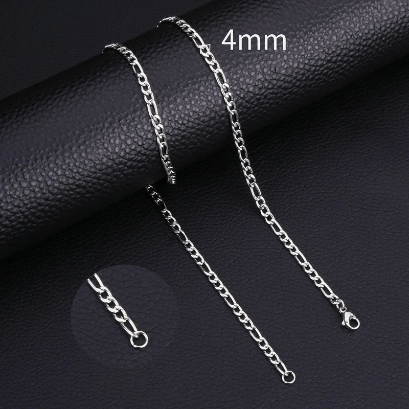 HIYEE Classic Rope Chain Necklace – Timeless Stainless Steel Jewelry