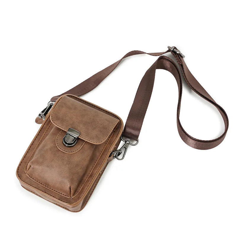 Vintage Mini Men’s Crossbody Bag – Stylish & Practical for Everyday Use