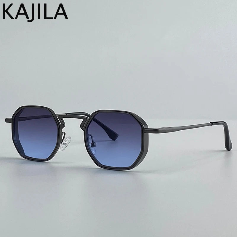 Small Frame Hexagon Steampunk Sunglasses – 2025 Luxury Vintage Eyewear