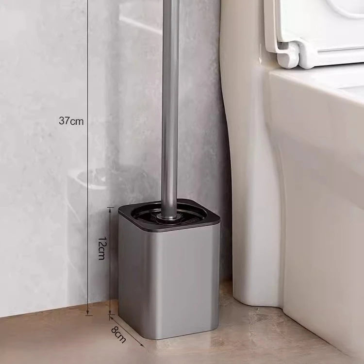 Luxury Wall-Mounted Metal Toilet Brush – Elegant & Efficient Cleaning Tool