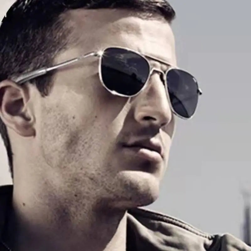 Classic Polarized Pilot Sunglasses – 2024 Vintage Driving Eyewear