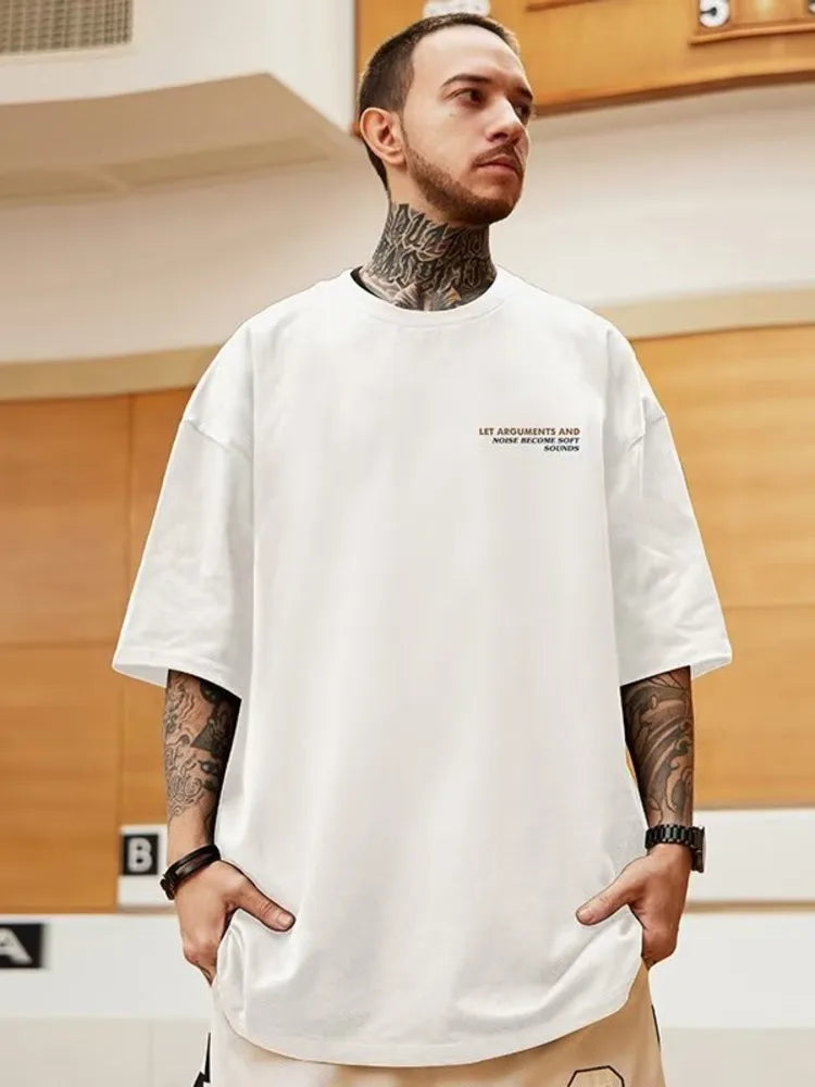 Summer Loose Fit T-Shirt – Trendy Hip-Hop Style for Men & Couples